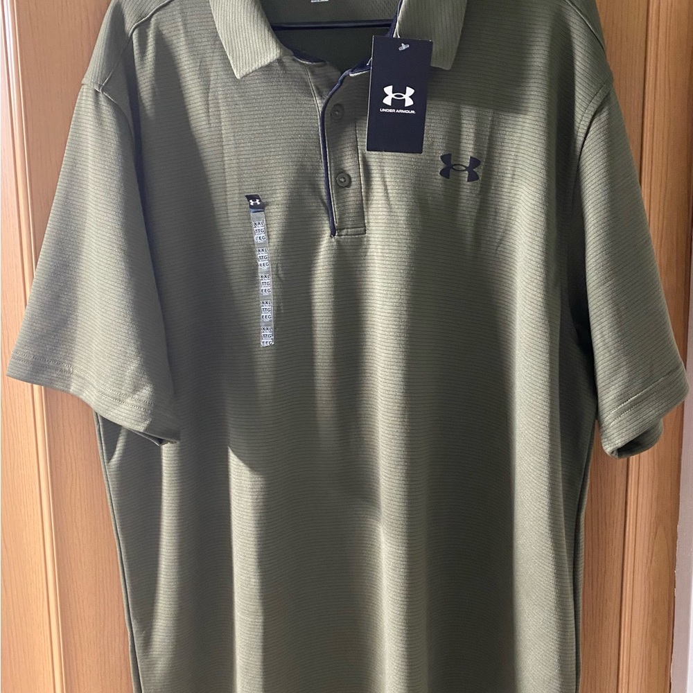 Under Armour Green Performance Polo Shirt